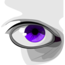 download Eye clipart image with 270 hue color