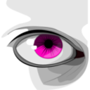 download Eye clipart image with 315 hue color