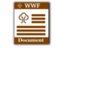 download Wwf Format Icon clipart image with 270 hue color