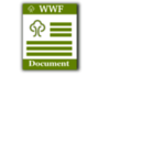 download Wwf Format Icon clipart image with 315 hue color
