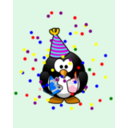 Birthday Card With Penguin