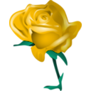 download Red Rose clipart image with 45 hue color