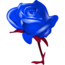 download Red Rose clipart image with 225 hue color