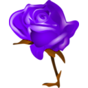 download Red Rose clipart image with 270 hue color