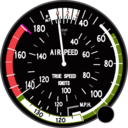 download True Airspeed Indicator clipart image with 315 hue color