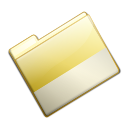 Closed Simple Yellow Folder