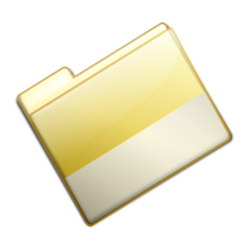 Closed Simple Yellow Folder