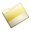 Closed Simple Yellow Folder