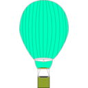 download Hot Air Balloon clipart image with 45 hue color