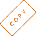 download Copy Business Stamp 2 clipart image with 180 hue color