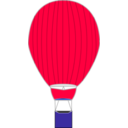 download Hot Air Balloon clipart image with 225 hue color