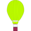 download Hot Air Balloon clipart image with 315 hue color