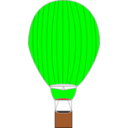 download Hot Air Balloon clipart image with 0 hue color