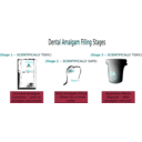 download Dental Amalgam Filling Stages clipart image with 180 hue color