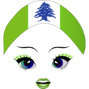download Pretty Lebanese Girl Smiley Emoticon clipart image with 90 hue color