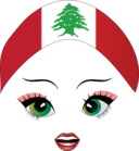Pretty Lebanese Girl Smiley Emoticon