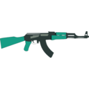 download Ak 47 clipart image with 135 hue color