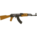 download Ak 47 clipart image with 0 hue color