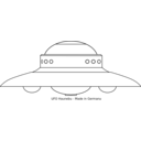 download Ufo Haunebu Ii clipart image with 45 hue color