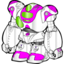 download Robot Color Simply clipart image with 270 hue color