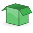 download Open Box clipart image with 90 hue color