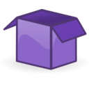 download Open Box clipart image with 225 hue color