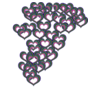 download Red Heart clipart image with 270 hue color