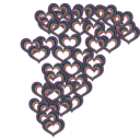 download Red Heart clipart image with 315 hue color