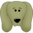 download Dog Face 4 clipart image with 45 hue color