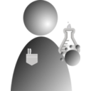 download Users clipart image with 180 hue color