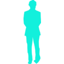 download Suit Man clipart image with 135 hue color
