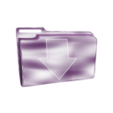 download Folder Icon Plastic Dowload clipart image with 270 hue color
