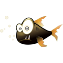 download Piranha clipart image with 225 hue color