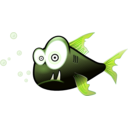 download Piranha clipart image with 270 hue color