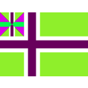 download Norwegian Union Flag clipart image with 90 hue color