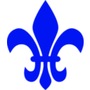 download Fleur De Lis clipart image with 180 hue color