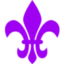 download Fleur De Lis clipart image with 225 hue color