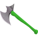 download Battle Axe Medieval clipart image with 90 hue color
