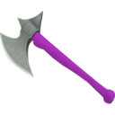 download Battle Axe Medieval clipart image with 270 hue color