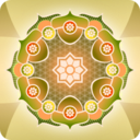 download Simple Green Mandala clipart image with 315 hue color