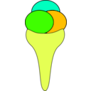 download Ice Cream1 clipart image with 45 hue color