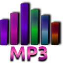 download Mp3 clipart image with 270 hue color