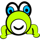 download Frog clipart image with 315 hue color