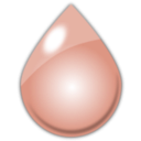 download Raindrop1 clipart image with 180 hue color