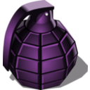 download Grenade clipart image with 180 hue color