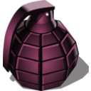 download Grenade clipart image with 225 hue color
