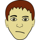 download Brown Hair Boy Face Mike 02 clipart image with 0 hue color