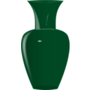 download Blue Glass Vase clipart image with 270 hue color