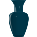 download Blue Glass Vase clipart image with 315 hue color