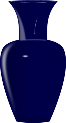 Blue Glass Vase